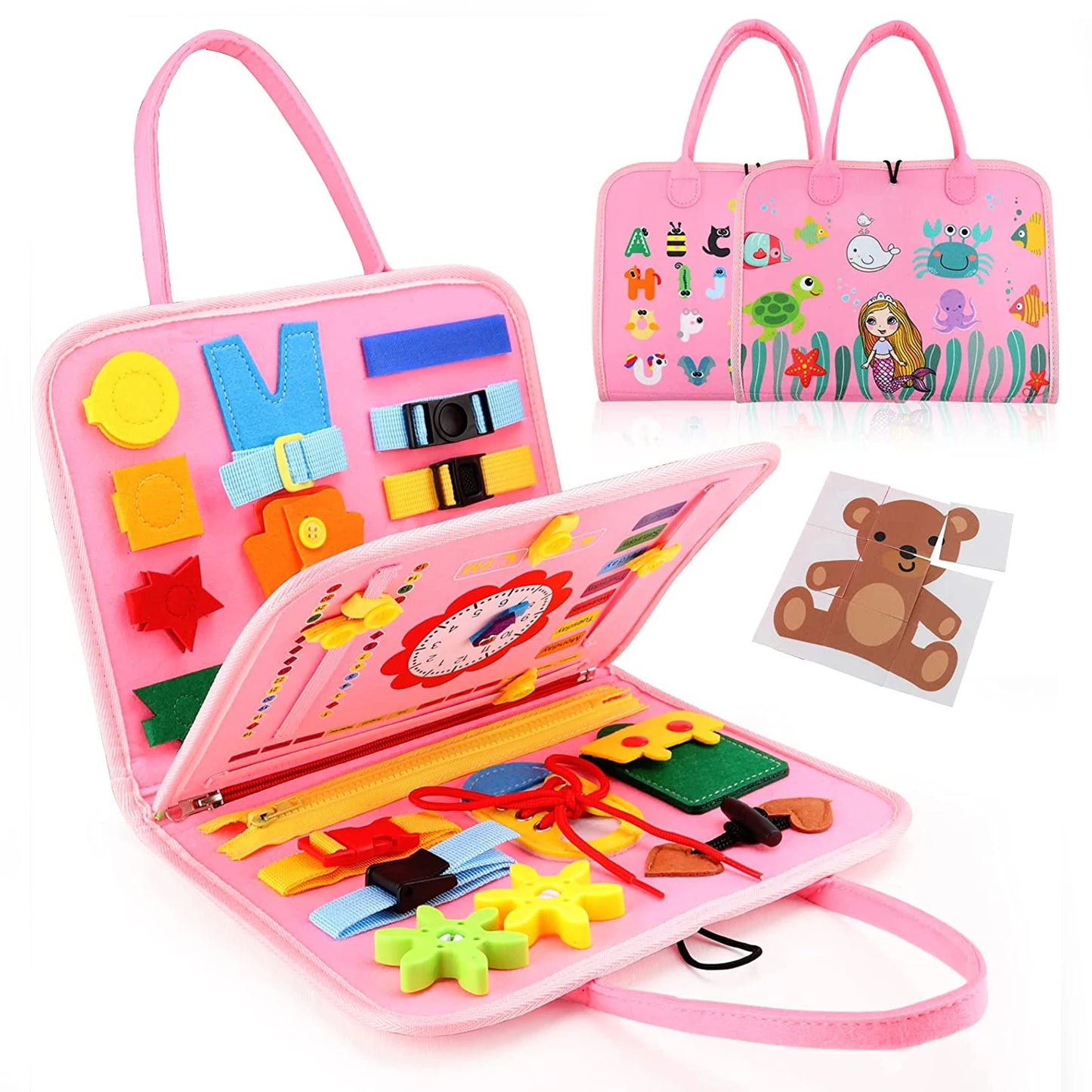 Montessori Travel Busy Board