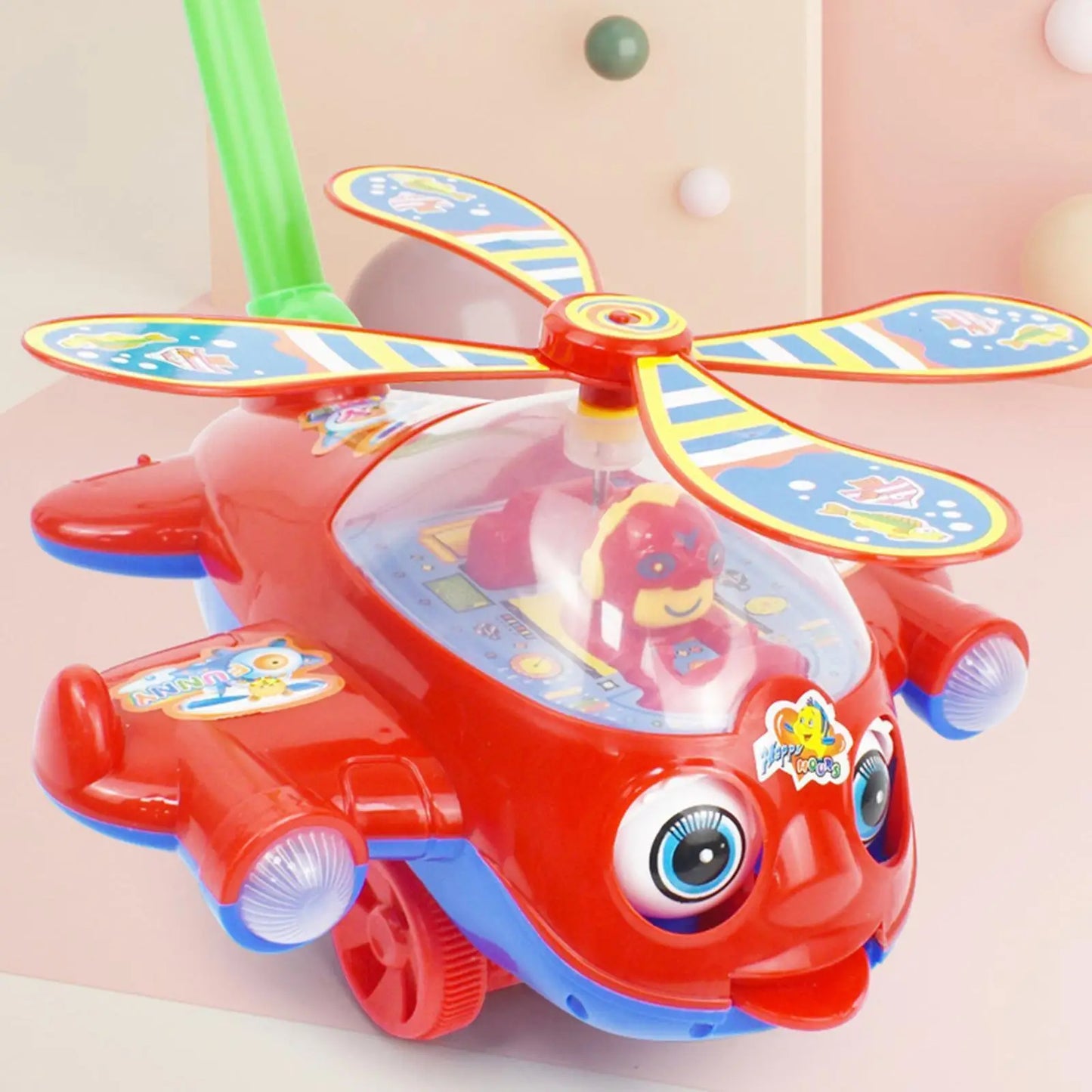 Toddler Toy Plane Push Walker