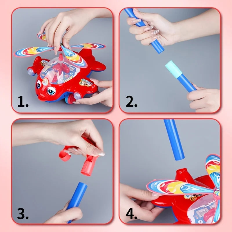 Toddler Toy Plane Push Walker