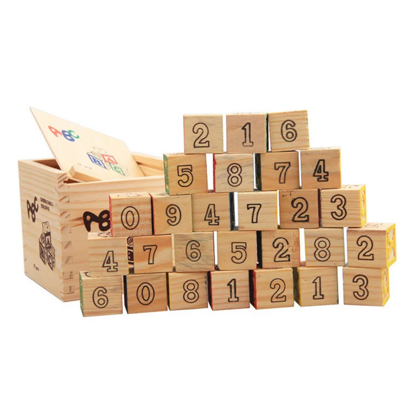 Wood Alphabet Blocks
