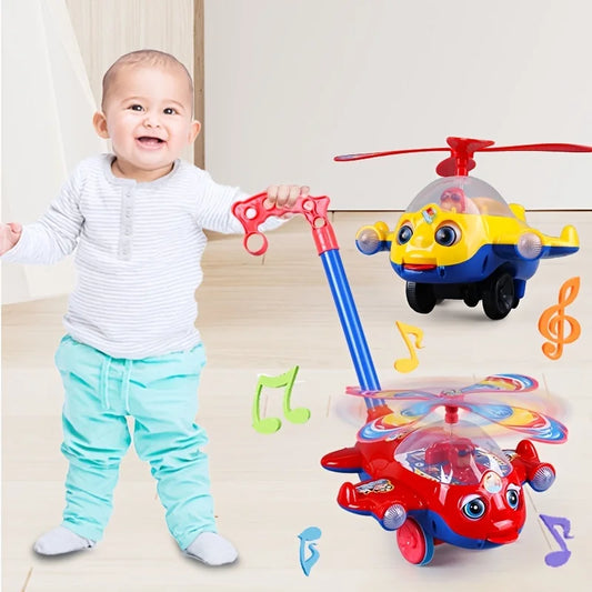 Toddler Toy Plane Push Walker