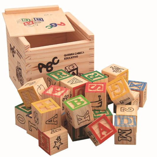 Wood Alphabet Blocks