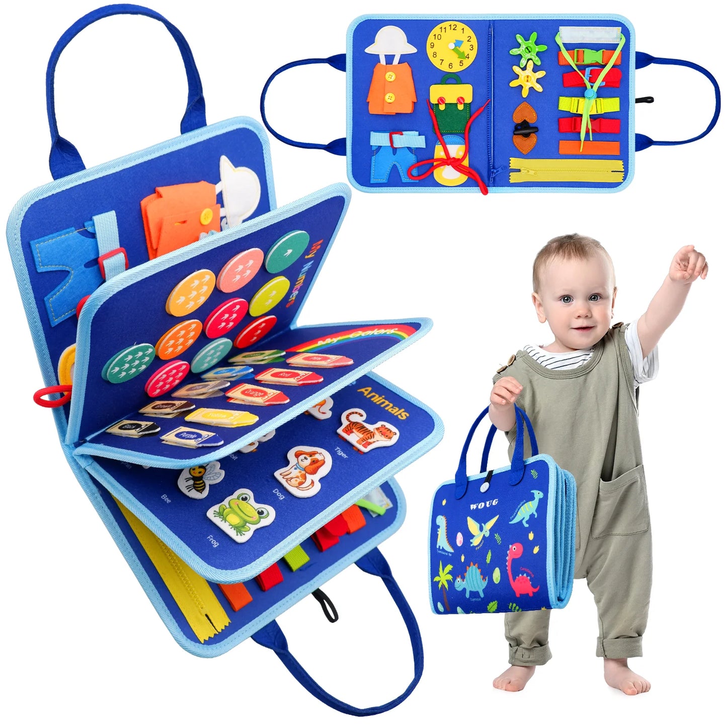 Montessori Travel Busy Board