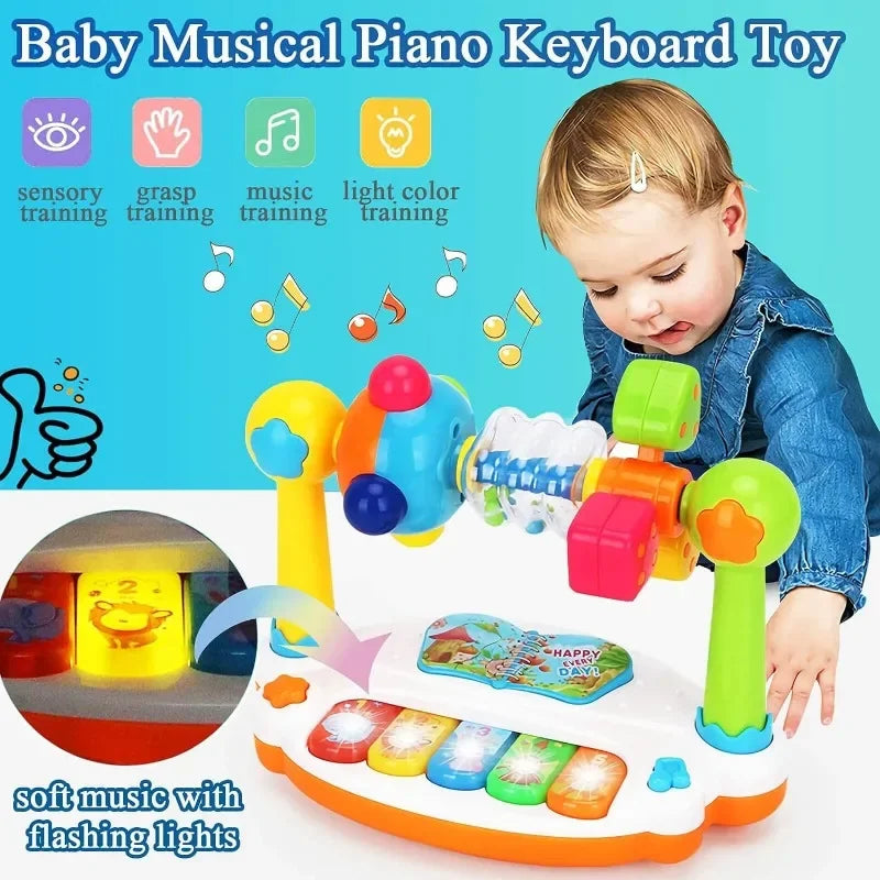 Rotating Piano Keyboard